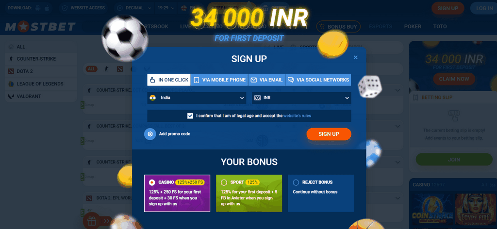 Jak zacząć obstawiać w MostBet